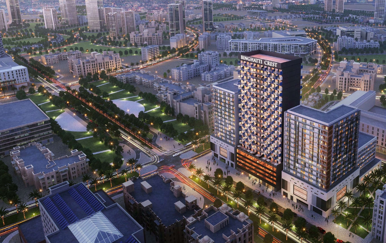 Binghatti Crest Architecture 1