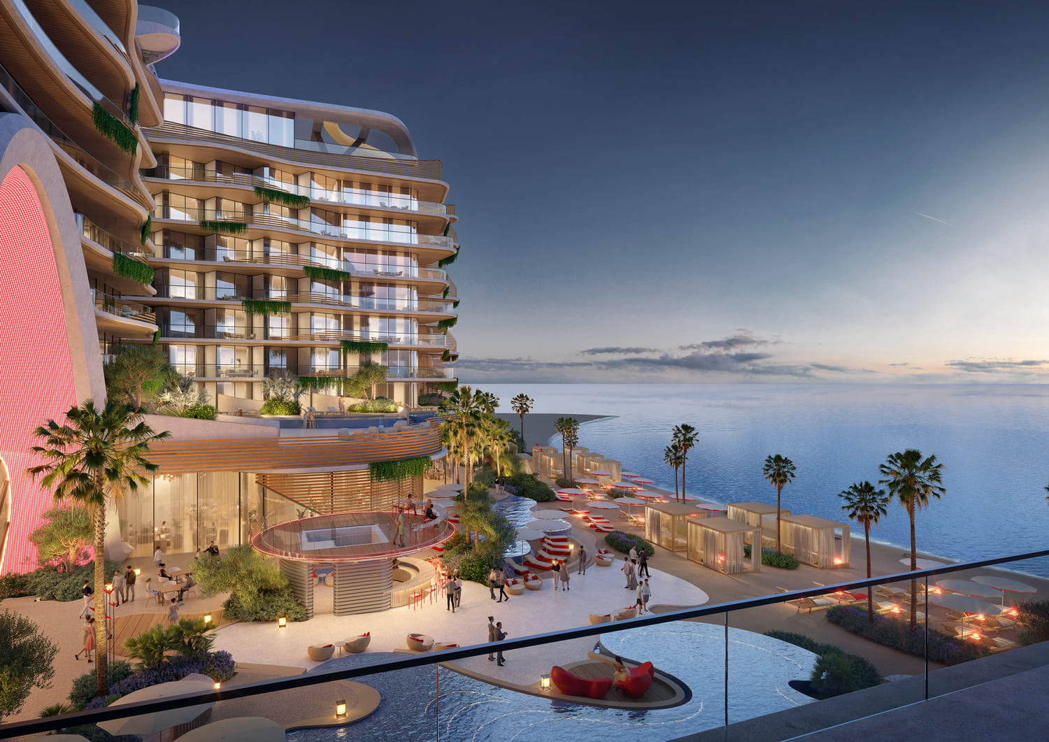 The Unexpected Al Marjan Island Hotel and Residence Architecture 6