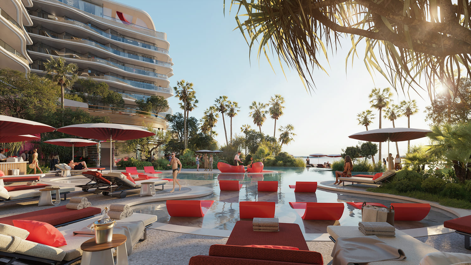 The Unexpected Al Marjan Island Hotel and Residence Architecture 8