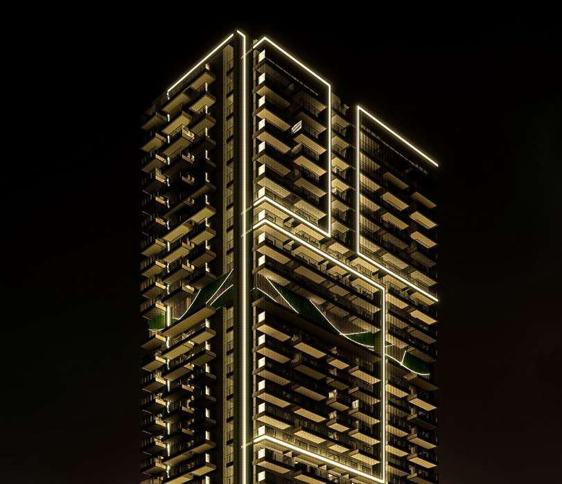 Tranquil Wellness Tower Architecture 1