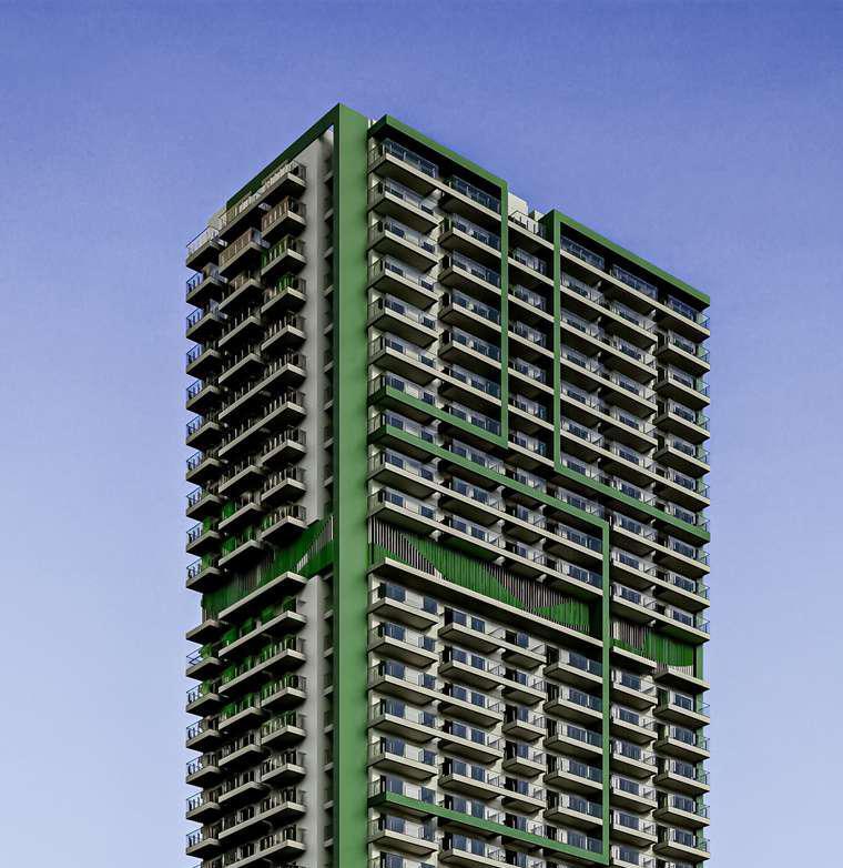 Tranquil Wellness Tower Architecture 2