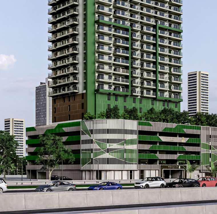 Tranquil Wellness Tower Architecture 4