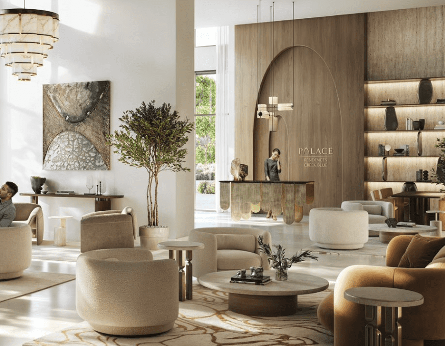 Palace Residences Creek Blue Lobby 1