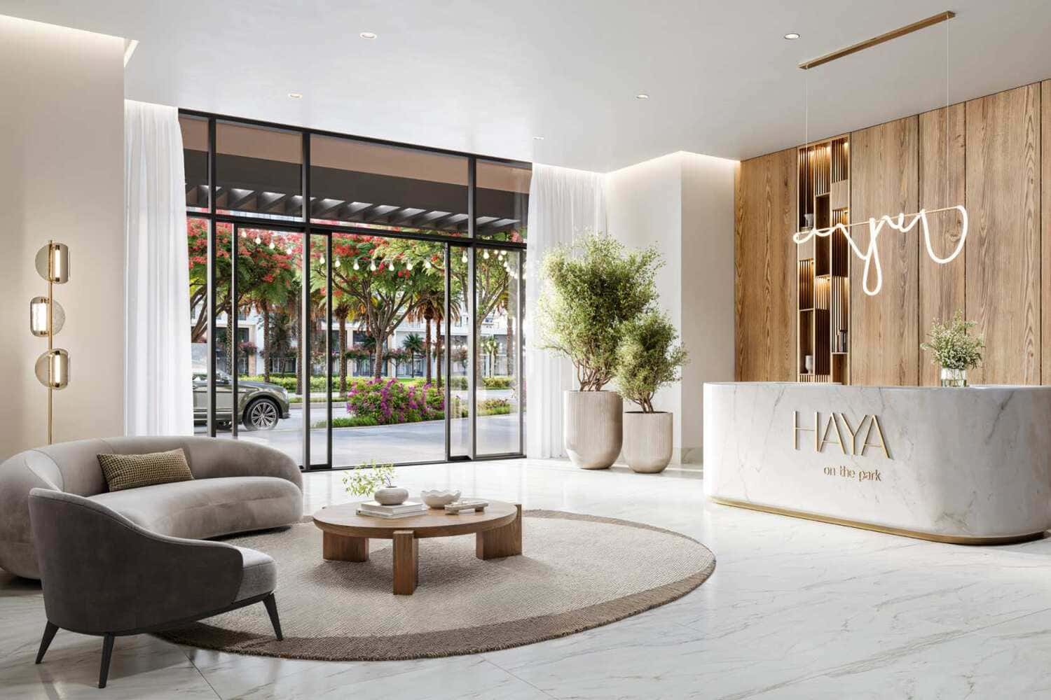 Haya on the Park Lobby 1