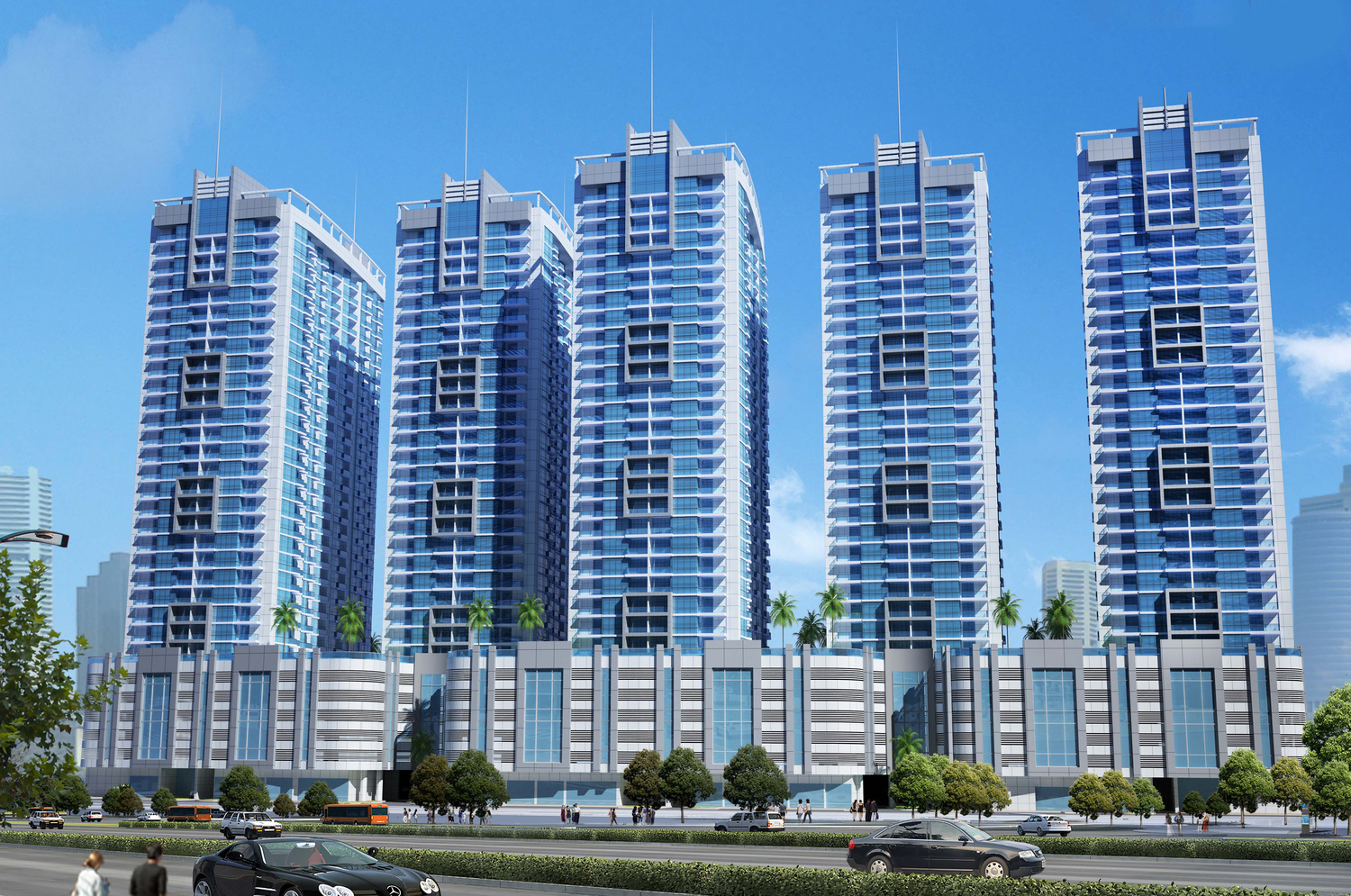 Ajman Creek Towers Architecture 5