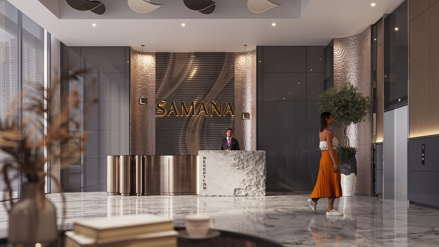Samana Parkville Lobby 1