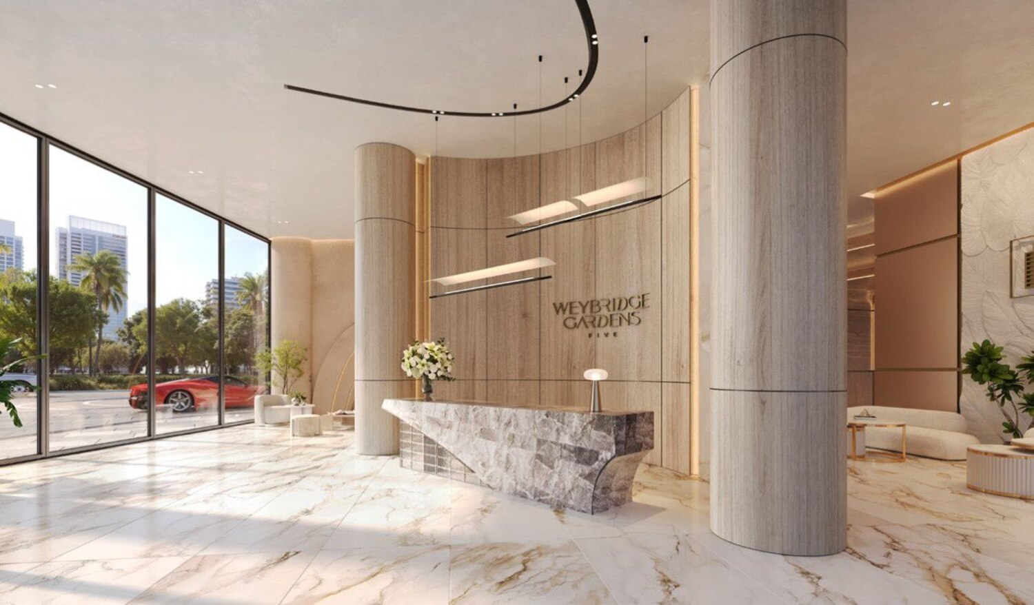 Weybridge Gardens 5 Lobby 1