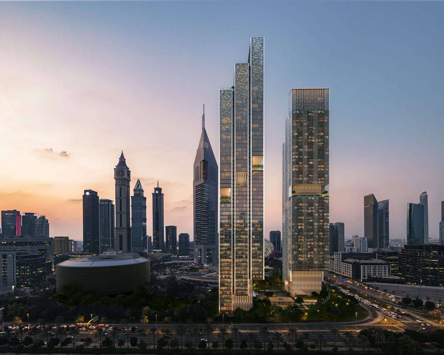 Jumeirah Residences Emirates Towers Architecture 5