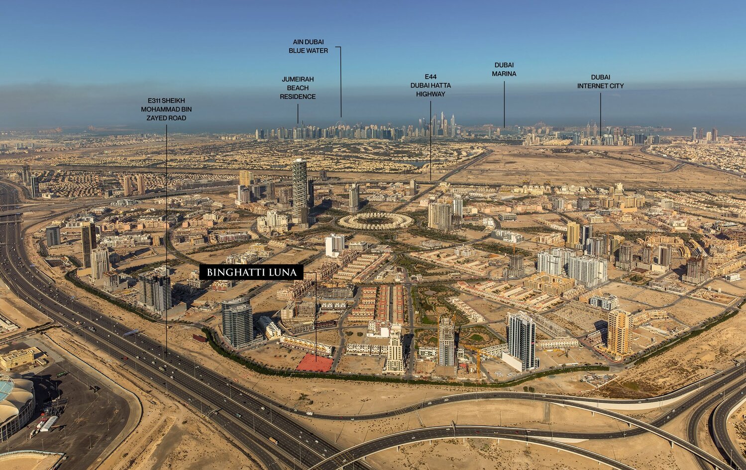 Binghatti Luna  Master Plan 1