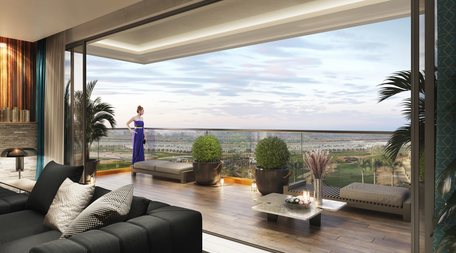 Damac Hills - Golf Gate Lobby 2