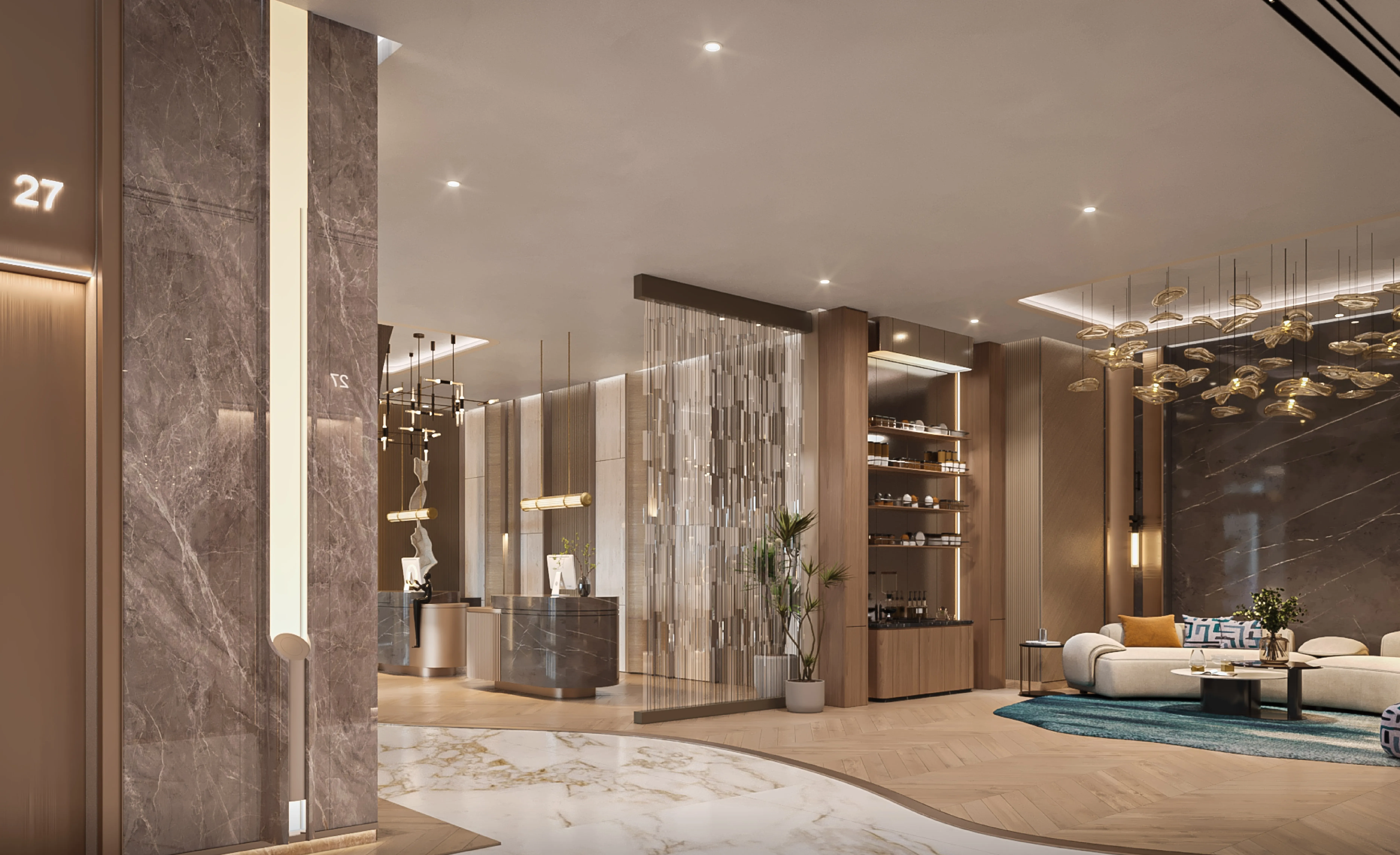 The Residences at Sheraton Al Marjan Island Resort Lobby 2