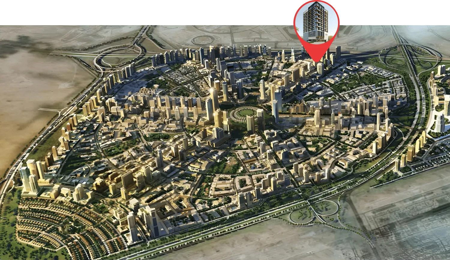 New Project by Empire Developments Master Plan 1