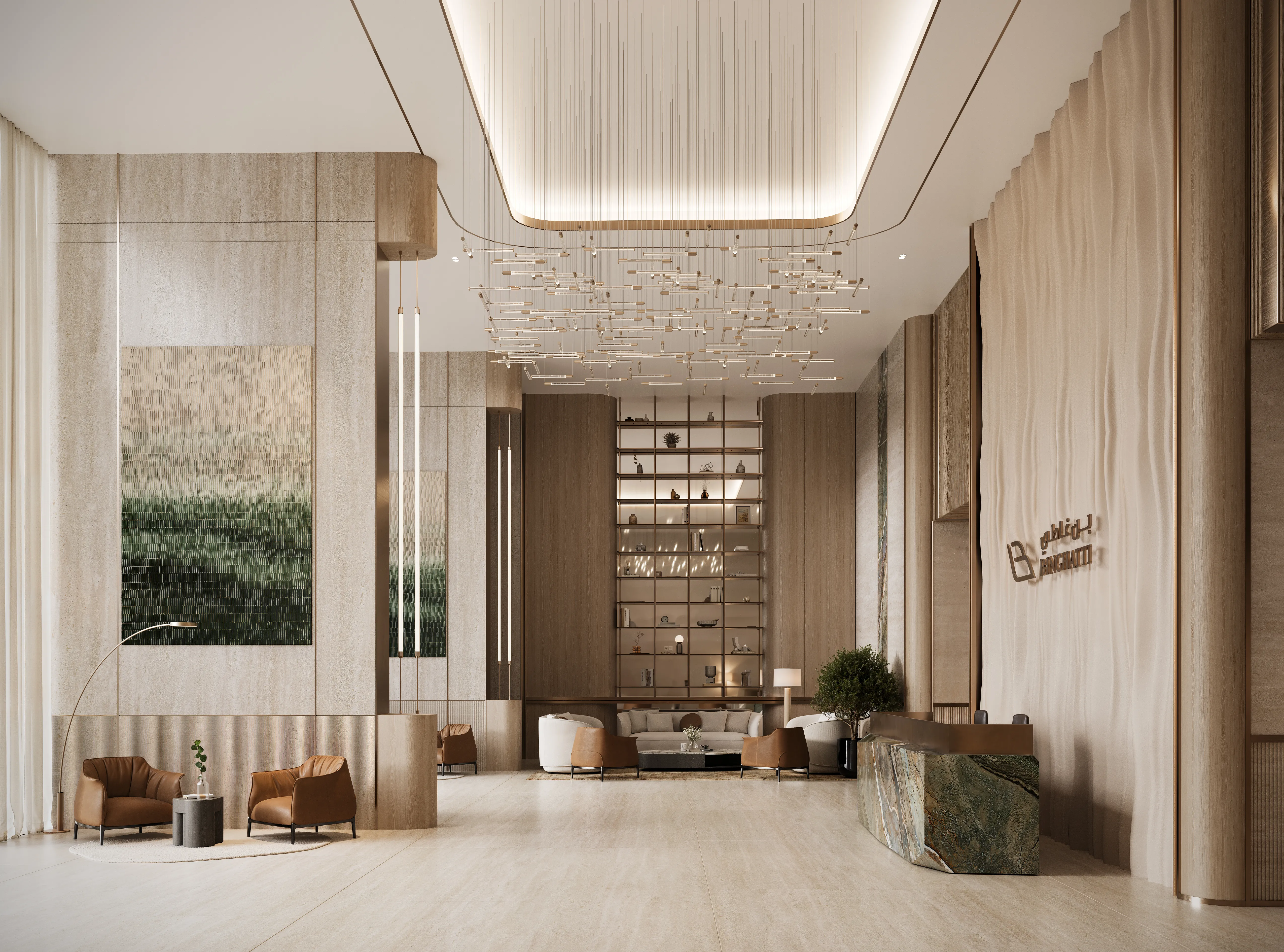 Binghatti Vintage Lobby 2