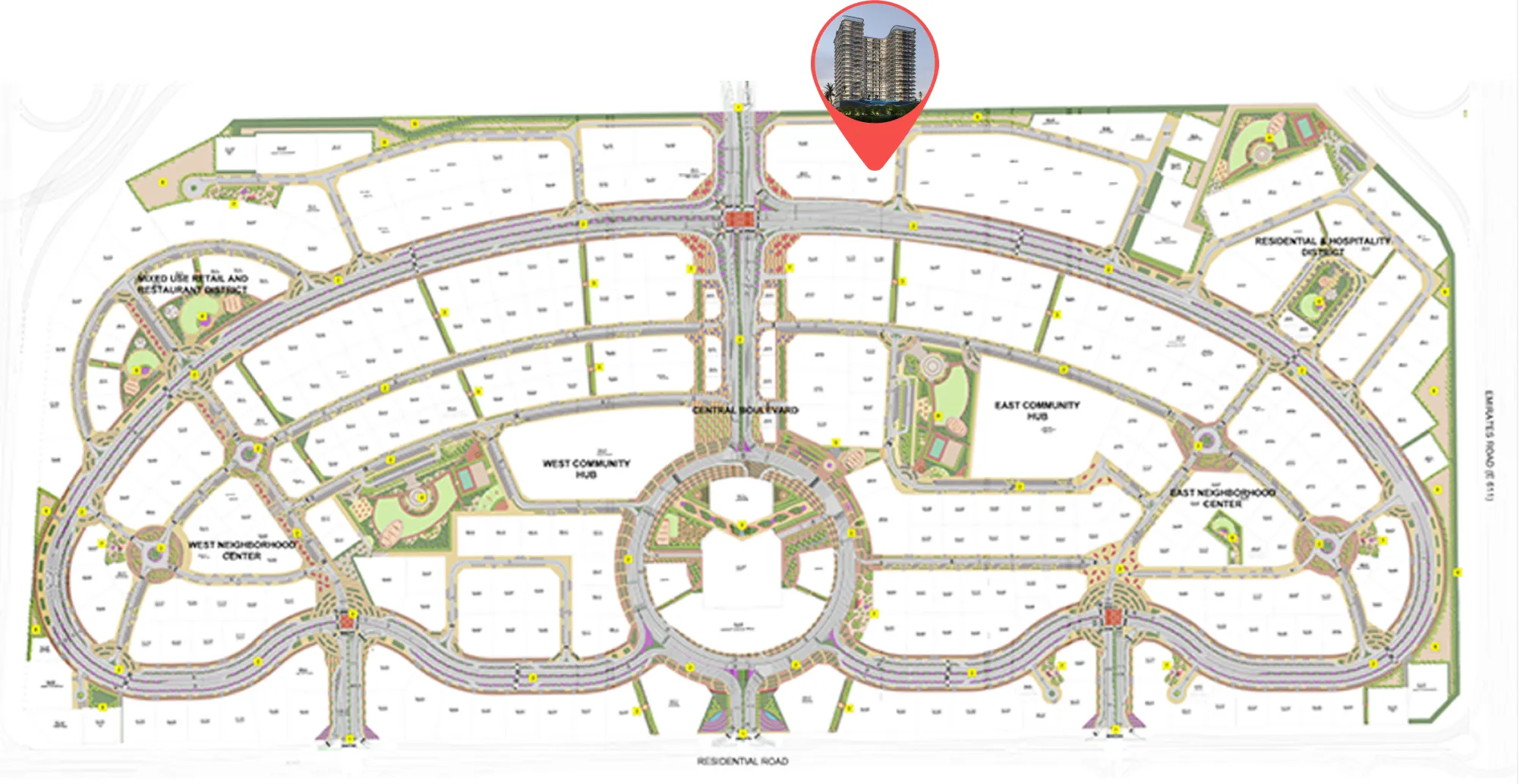 Samana Boulevard Heights Master Plan 1
