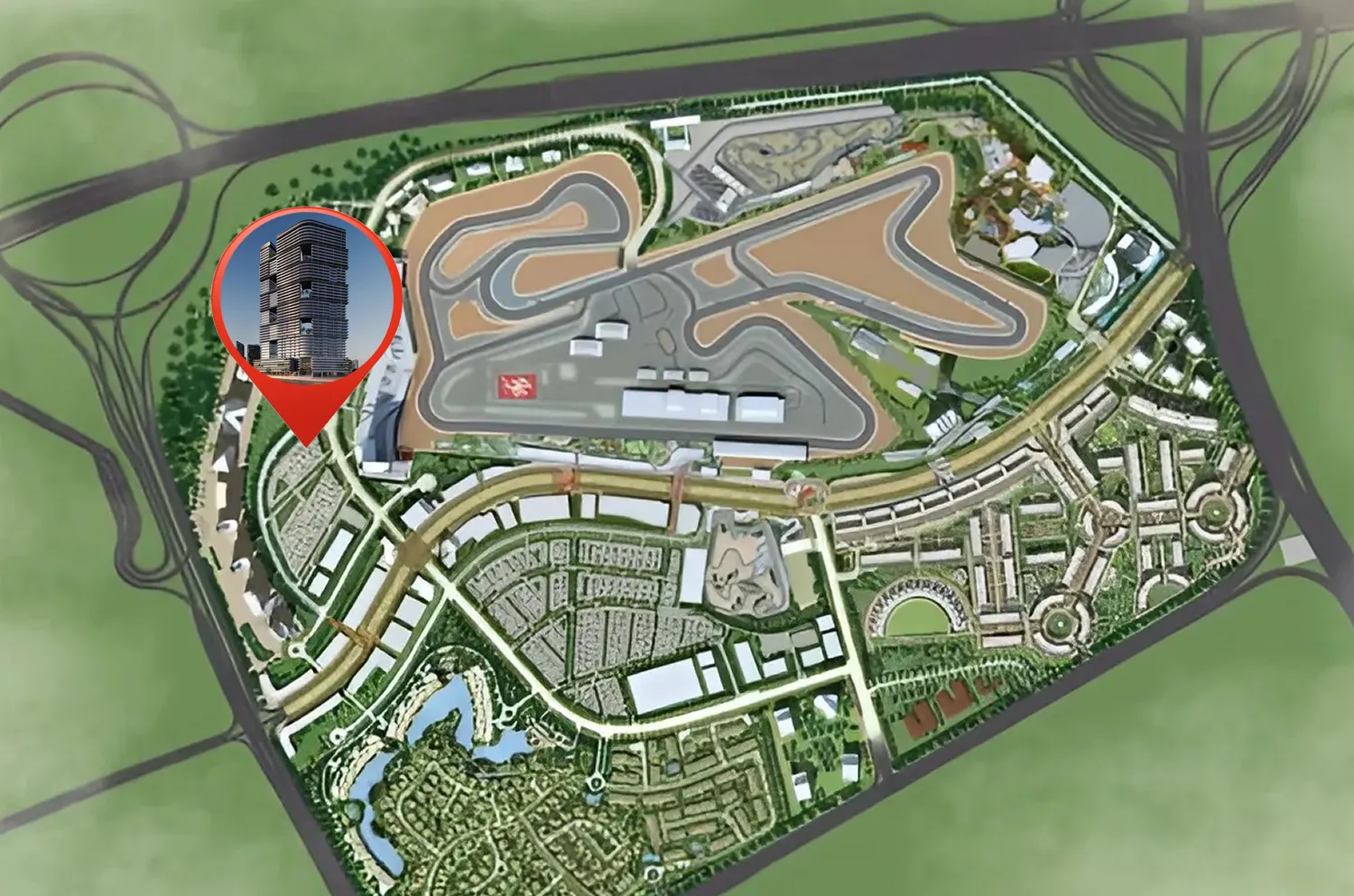 Binghatti Sky Terraces Master Plan 1