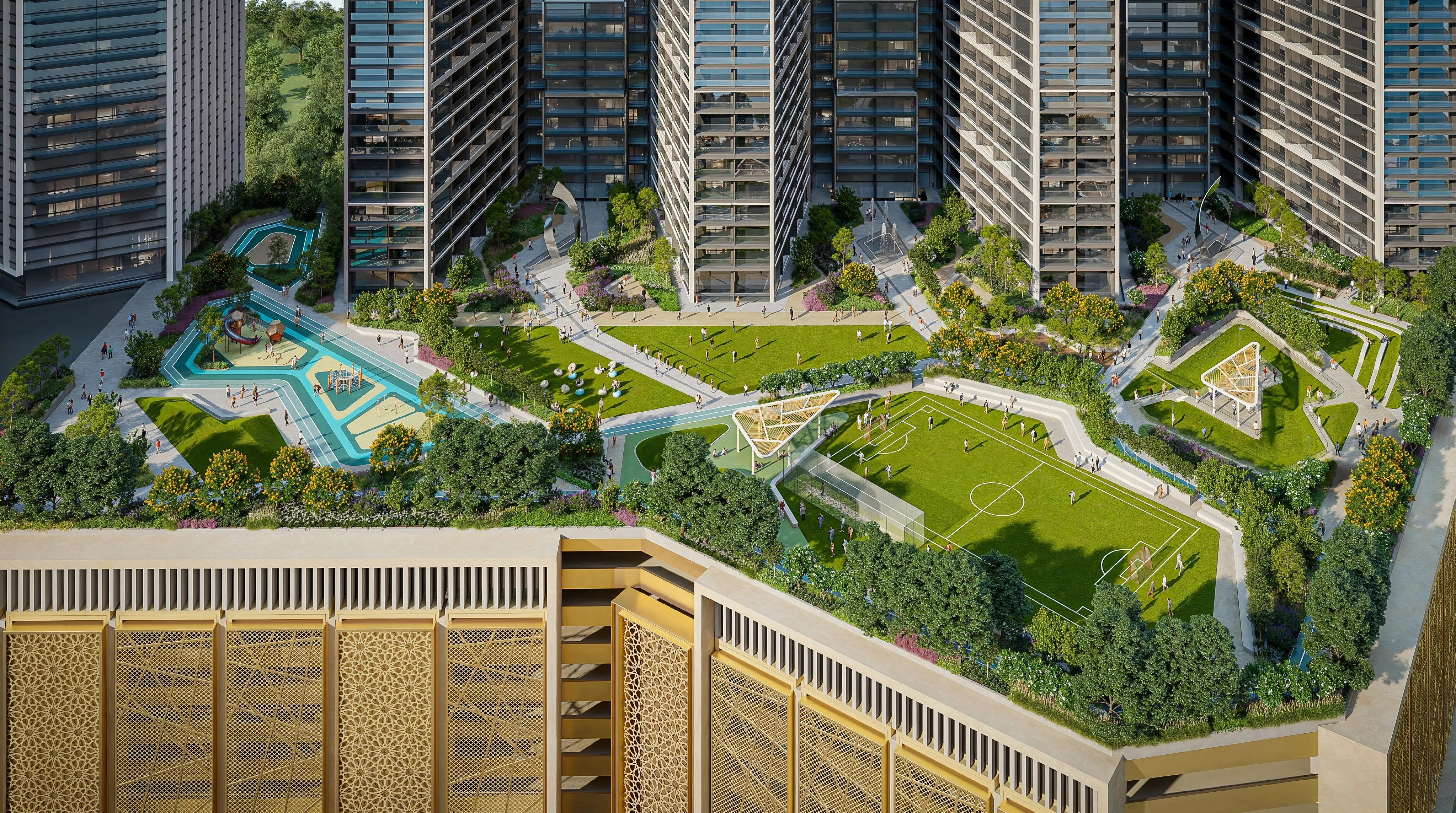 The Pinnacle at Sobha Central Architecture 4