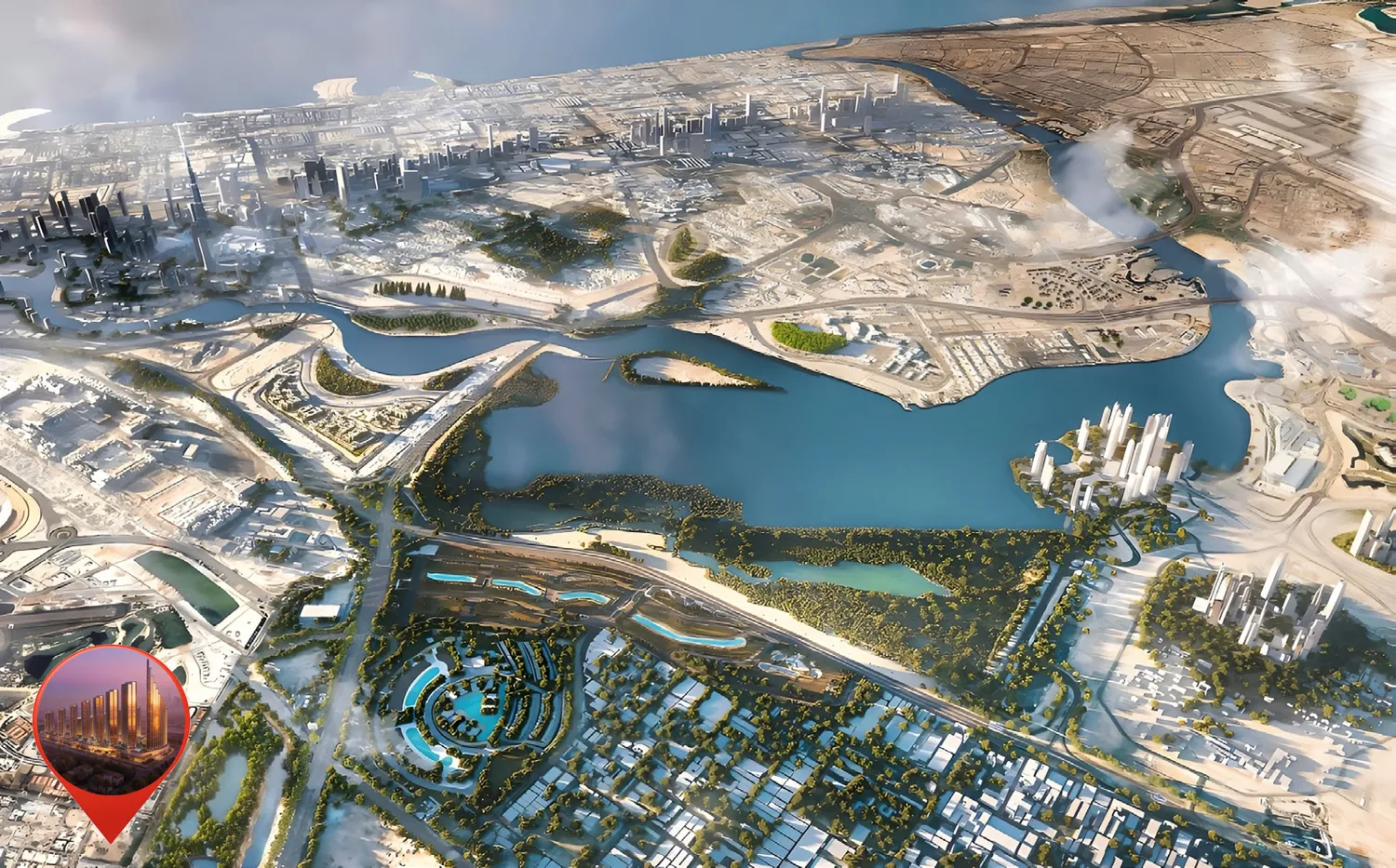 Mercedes-Benz Places — Binghatti City Master Plan 1